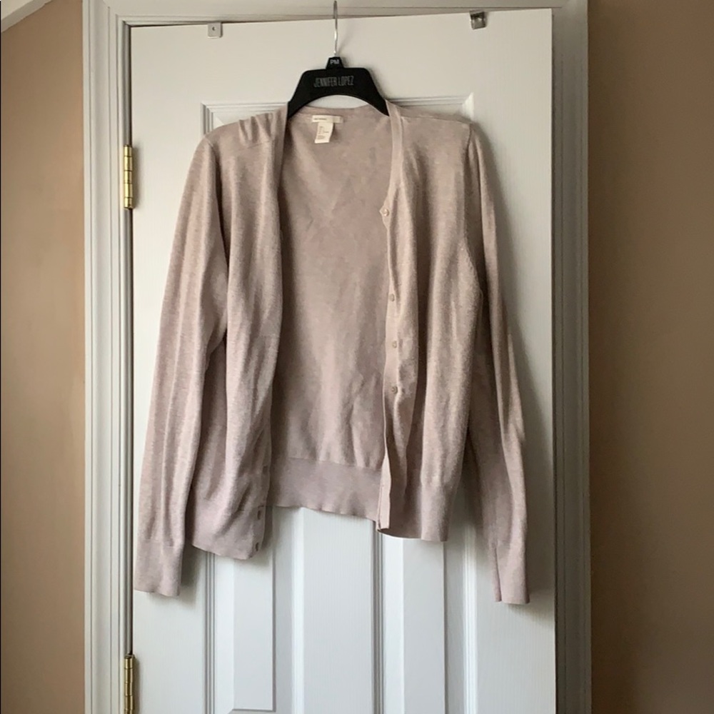 Beige H&M cardigan